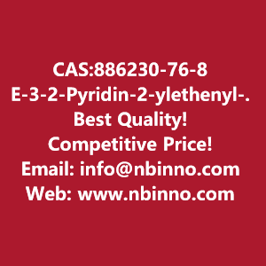 e-3-2-pyridin-2-ylethenyl-1-tetrahydro-2h-pyran-2-yl-1h-indazol-6-amine-manufacturer-cas886230-76-8-big-0