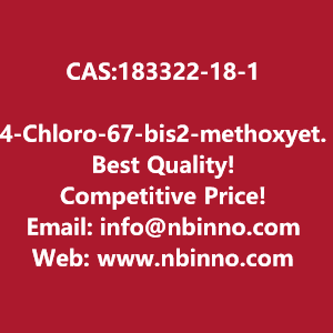 4-chloro-67-bis2-methoxyethoxyquinazoline-manufacturer-cas183322-18-1-big-0