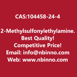 2-methylsulfonylethylamine-hydrochloride-manufacturer-cas104458-24-4-big-0