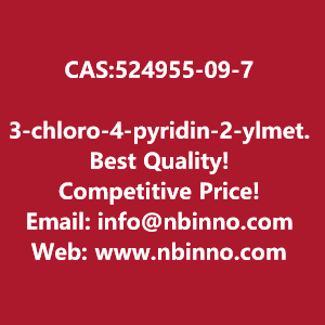3-chloro-4-pyridin-2-ylmethoxyaniline-manufacturer-cas524955-09-7-big-0