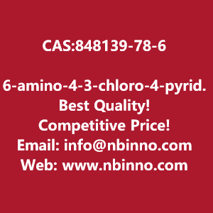 6-amino-4-3-chloro-4-pyridin-2-ylmethoxyanilino-7-ethoxyquinoline-3-carbonitrile-manufacturer-cas848139-78-6-big-0