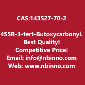 4s5r-3-tert-butoxycarbonyl-22-dimethyl-4-phenyloxazolidine-5-carboxylic-acid-manufacturer-cas143527-70-2-big-0