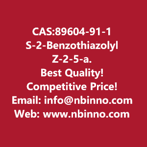 s-2-benzothiazolyl-z-2-5-amino-124-thiadiazol-3-yl-2-methoxyiminothioacetate-manufacturer-cas89604-91-1-big-0