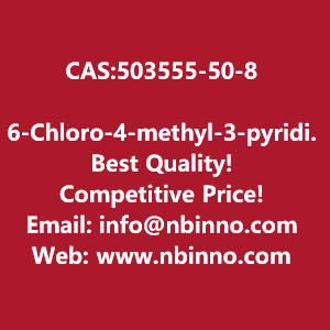 6-chloro-4-methyl-3-pyridinecarboxylic-acid-manufacturer-cas503555-50-8-big-0