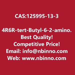4r6r-tert-butyl-6-2-aminoethyl-22-dimethyl-13-dioxane-4-acetate-manufacturer-cas125995-13-3-big-0