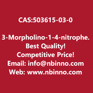 3-morpholino-1-4-nitrophenyl-56-dihydropyridin-21h-one-manufacturer-cas503615-03-0-big-0