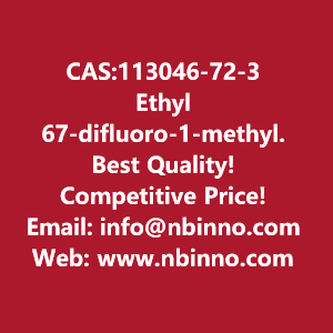 ethyl-67-difluoro-1-methyl-4-oxo-14-dihydro-13thiazeto32-aquinoline-3-carboxylate-manufacturer-cas113046-72-3-big-0