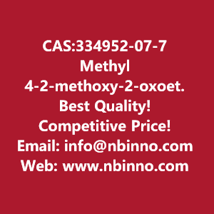 methyl-4-2-methoxy-2-oxoethyl-3-nitrobenzoate-manufacturer-cas334952-07-7-big-0