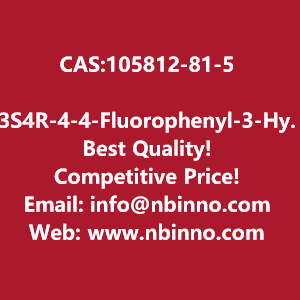 3s4r-4-4-fluorophenyl-3-hydroxymethyl-1-methylpiperidine-manufacturer-cas105812-81-5-big-0