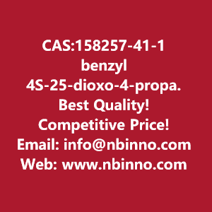 benzyl-4s-25-dioxo-4-propan-2-yl-13-oxazolidine-3-carboxylate-manufacturer-cas158257-41-1-big-0