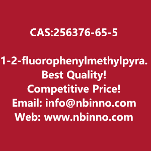 1-2-fluorophenylmethylpyrazolo34-bpyridine-3-carbonitrile-manufacturer-cas256376-65-5-big-0