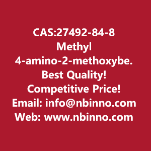 methyl-4-amino-2-methoxybenzoate-manufacturer-cas27492-84-8-big-0
