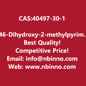 46-dihydroxy-2-methylpyrimidine-manufacturer-cas40497-30-1-big-0