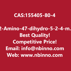 2-amino-47-dihydro-5-2-4-methoxycarbonylphenylethyl-4-oxo-3h-pyrrolo23-dpyrimidine-manufacturer-cas155405-80-4-big-0