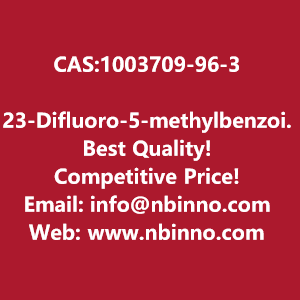23-difluoro-5-methylbenzoic-acid-manufacturer-cas1003709-96-3-big-0