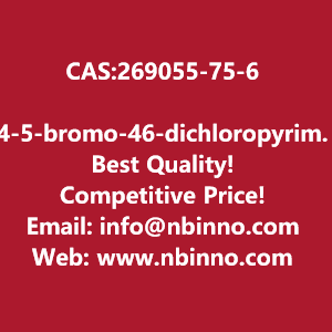 4-5-bromo-46-dichloropyrimidin-2-ylaminobenzonitrile-manufacturer-cas269055-75-6-big-0