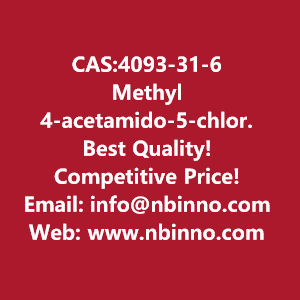 methyl-4-acetamido-5-chloro-2-methoxybenzoate-manufacturer-cas4093-31-6-big-0