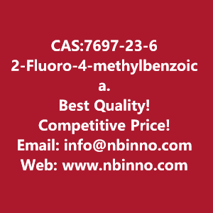 2-fluoro-4-methylbenzoic-acid-manufacturer-cas7697-23-6-big-0