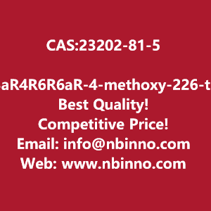 3ar4r6r6ar-4-methoxy-226-trimethyl-3a466a-tetrahydrofuro34-d13dioxole-manufacturer-cas23202-81-5-big-0