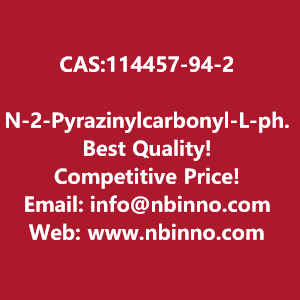 n-2-pyrazinylcarbonyl-l-phenylalanine-manufacturer-cas114457-94-2-big-0