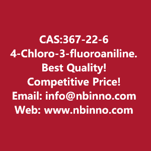 4-chloro-3-fluoroaniline-manufacturer-cas367-22-6-big-0